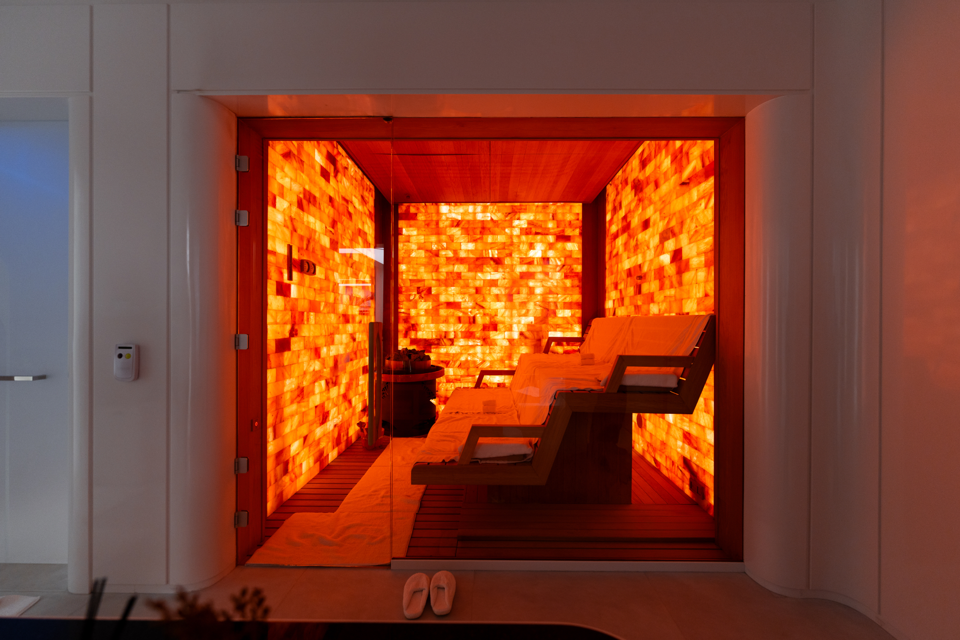 Infrared sauna at Lifecore