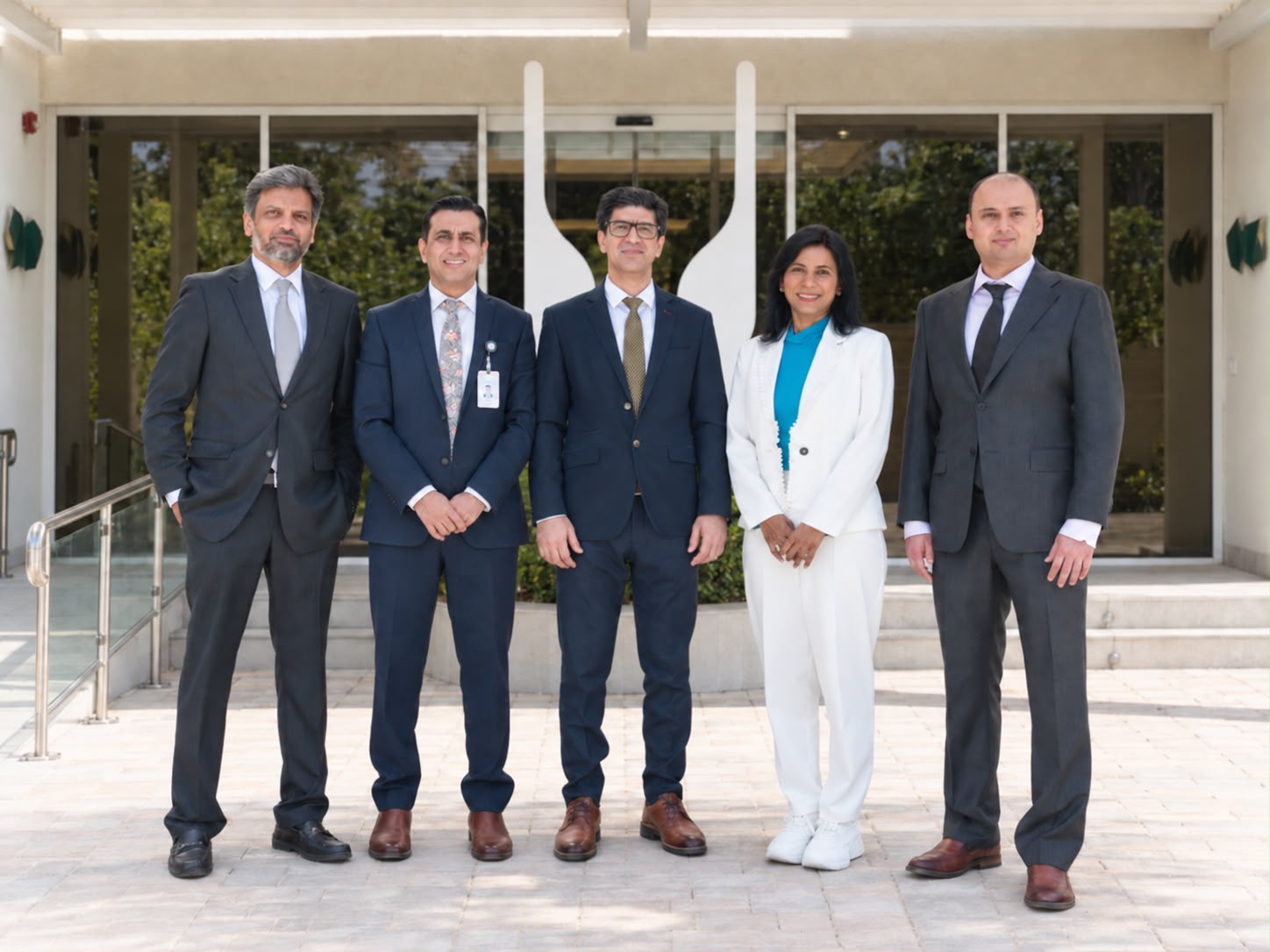 The LifeCore clinical team outside the clinic